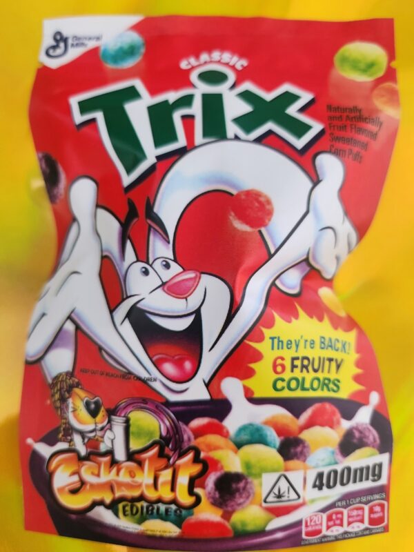 Trix Edible THC-Infused Cereal with 400mg of premium THC for a sweet and satisfying edible experience.